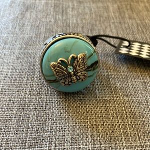 NWT Silver And Turquoise Statement Ring